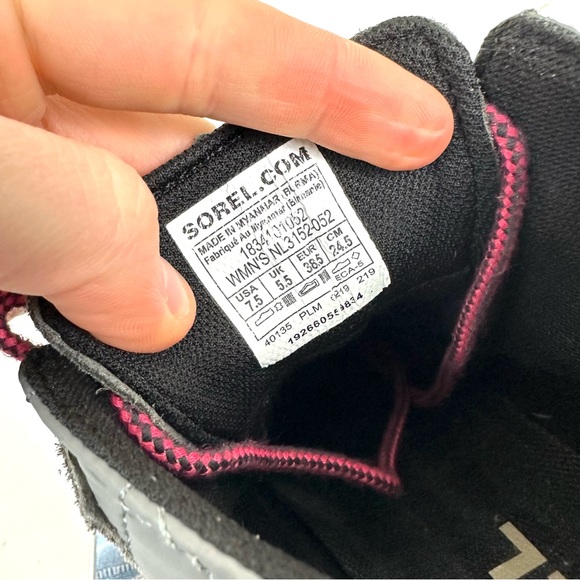 SOREL Out N About Plus Womens Quarry Gray Waterproof Ankle Boots Size 7.5 - Picture 10 of 10